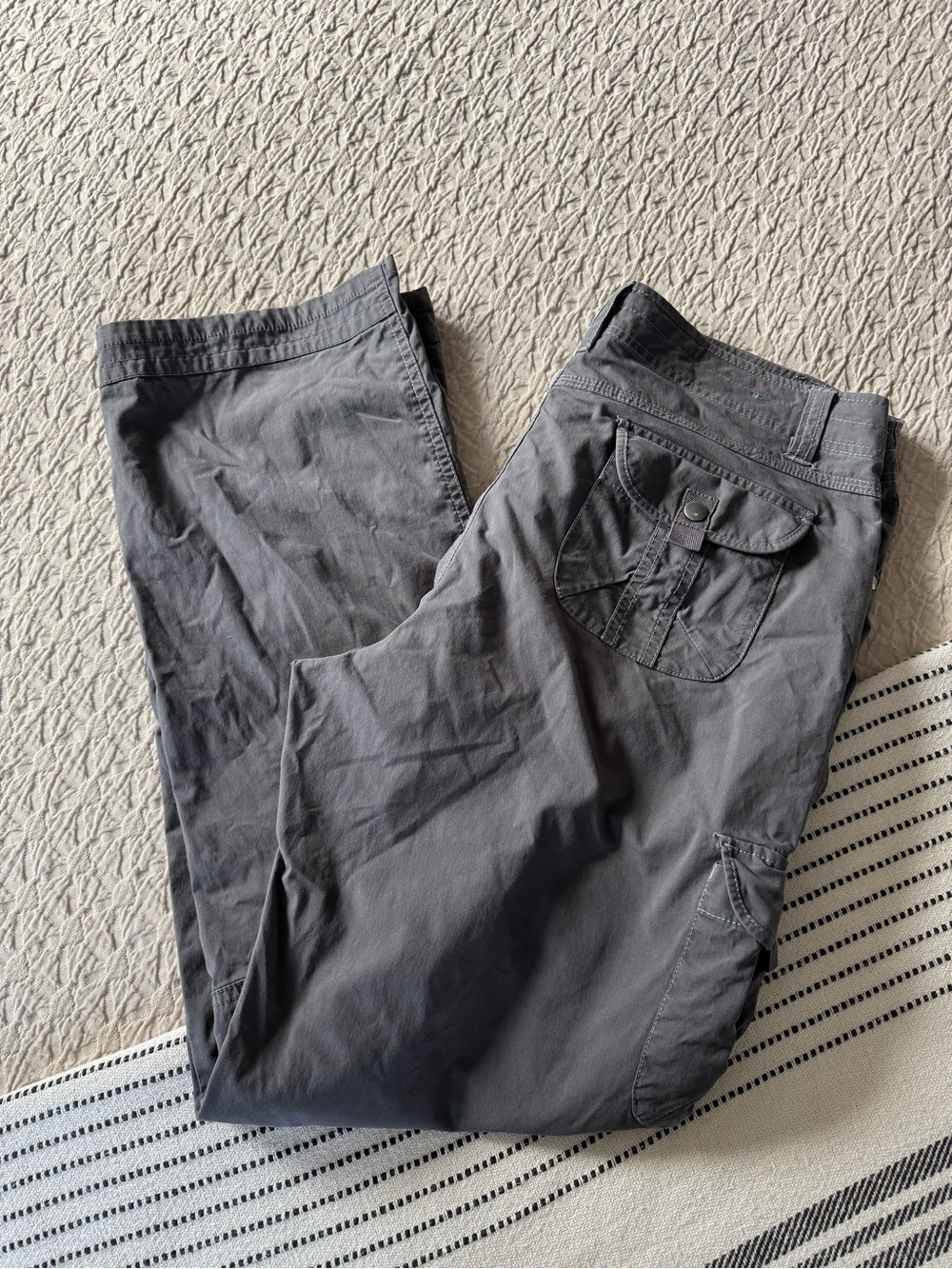 Kühl Hiking Pants, Gray, Size 14 Reg
